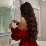 Sexy A line Off The Shoulder Burgundy 18th Birthday Dresses Short Birthday Outfits HZ1022