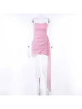 17th Birthday Pink Strapless Chiffon Slim Fit Hip Homecoming Dress HZ1022