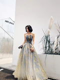 Ball Gown Strapless Sequin Prom Dresses Long Evening Dress HZ1022